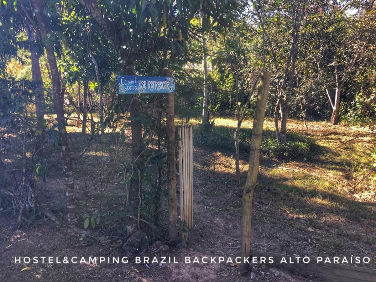 Camping Brazil Backpackers Hotel Alto Paraíso de Goiás Exterior foto